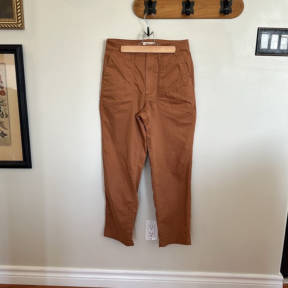 Madewell Chinos, Relaxed Straight Leg, Slight Stretch, High Waist Size 28 EUC - Picture 6 of 8